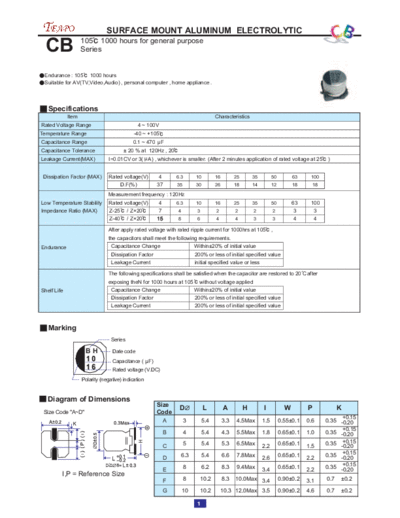 Teapo [smd] CB Series