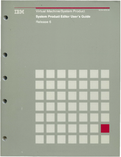 SC24-5220-04_VM_SP_Rel_6_Editor_UG_Jul88