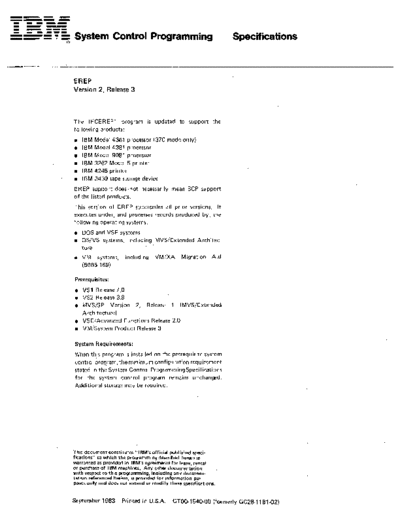 GT00-1540-00_EREP_V2_R3_Specifications_Sep83