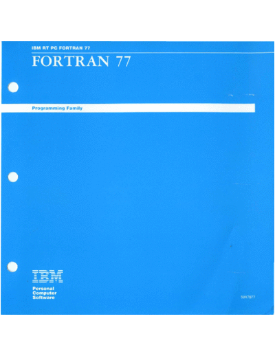 59X7877_Fortran_77