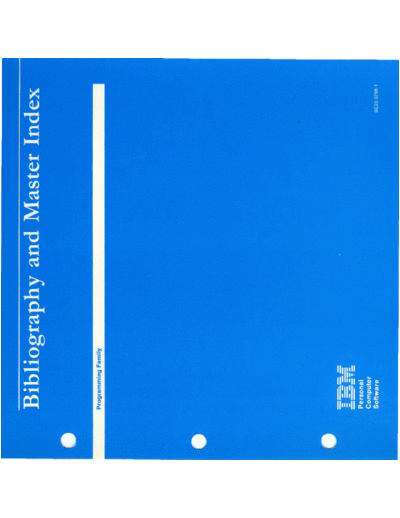 SC23-0788-1_Bibliography_and_Master_Index_2ed_Jun87