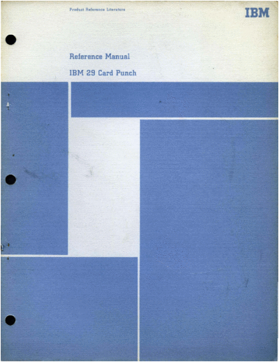 GA24-3332-6_Reference_Manual_Model_29_Card_Punch_Jun70