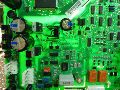 Keithley 2000 open PCB backlight (P1020550)
