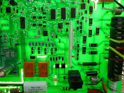 Keithley 2000 open PCB backlight (P1020552)