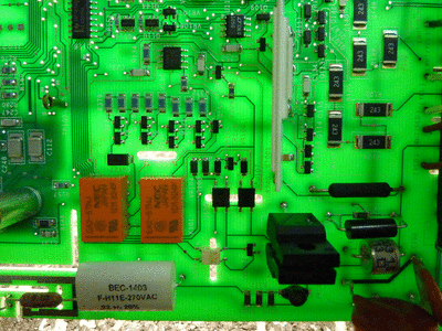 Keithley 2000 open PCB backlight (P1020555)