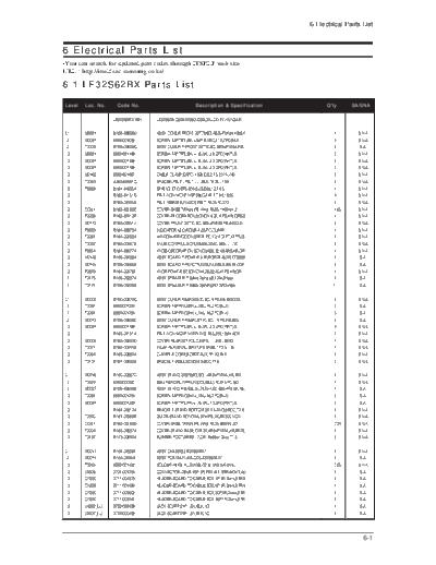 Electrical Part List
