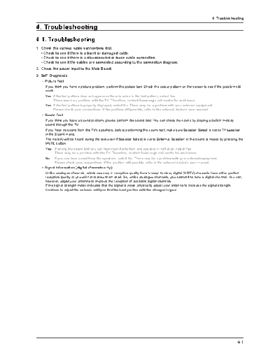 Troubleshooting