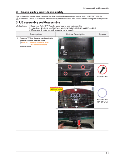 Disassembly & Reassembly