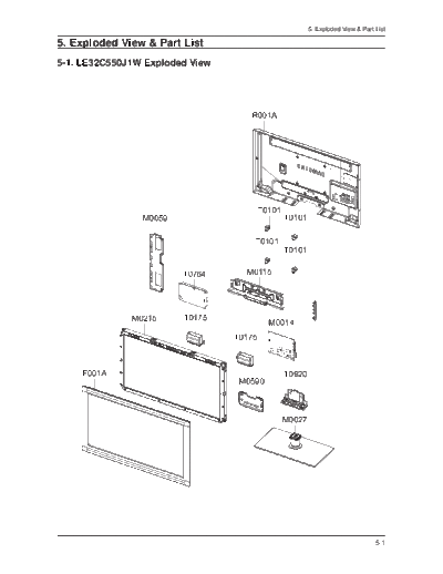 Exploded View & Part List