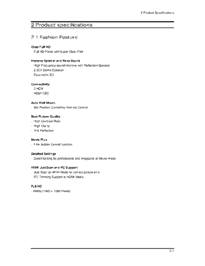 Product Specification