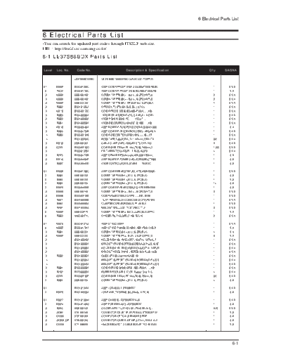 Electrical Part List