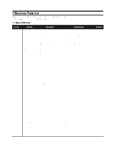 08.Electrical Part List