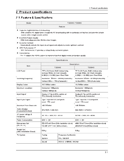 Product Specification