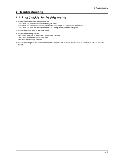 Troubleshooting