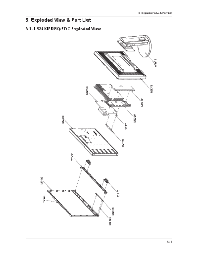 Exploded View & Part List