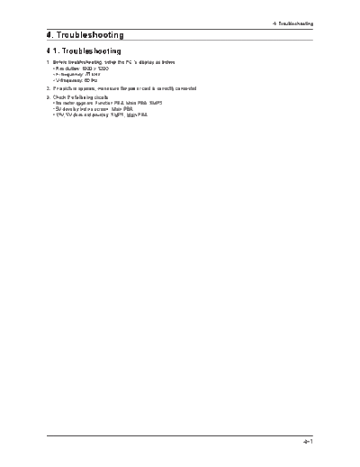 Troubleshooting