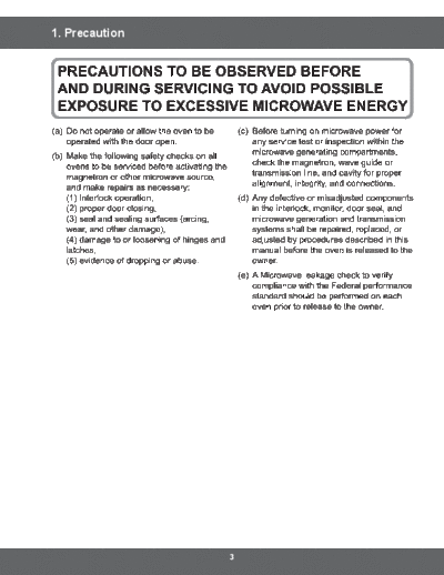2.Precaution
