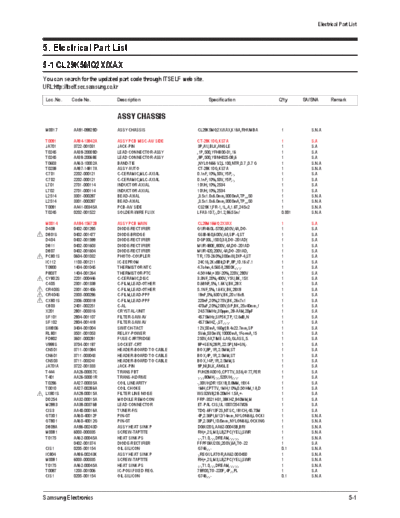 06_Electrical Part List