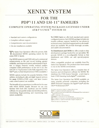 PDP-11_Xenix_Brochure_Aug84