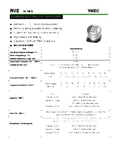 Yikec [smd] RVS Series