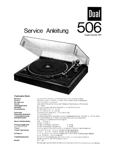 Dual-506-Service-Manual
