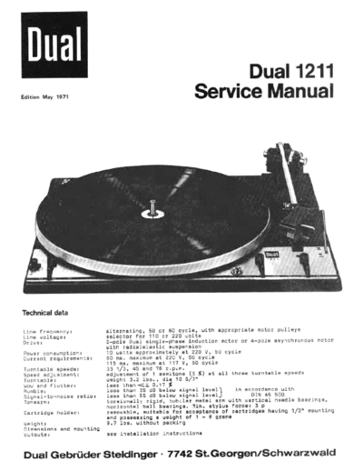 Dual_1211_service_manual