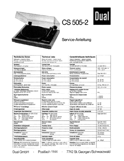 Dual_CS-5052_service_manual