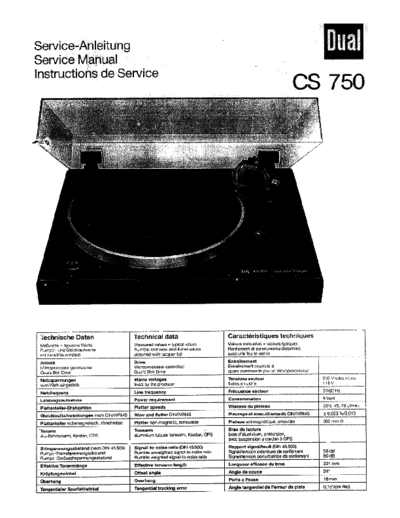Dual_CS-750_service_manual