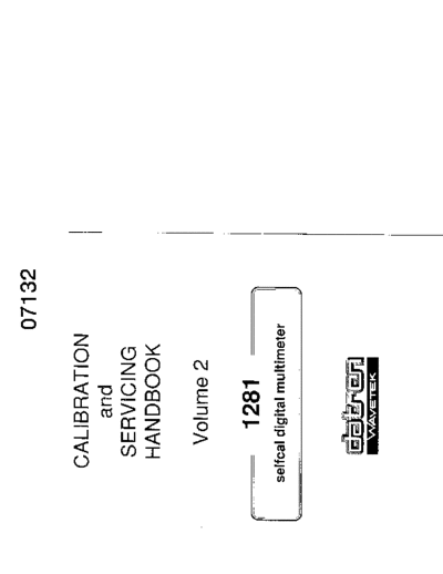 DatronWavetek_1281_DMM_Service_Manual