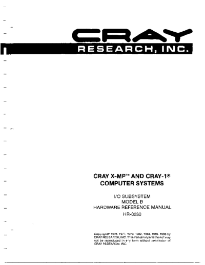 HR-0030-CRAY_XMP_and_CRAY_1_Computer_Systems-IO_Subsystem_Model_B_Hardware_Reference_Manual-May_1986.OCR