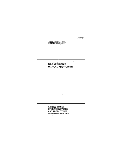 60485500A_NOS_Version_2_Manual_Abstracts_Sep82