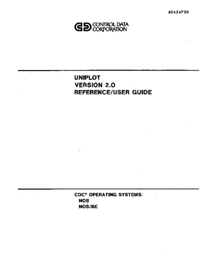 60454730A_Uniplot_Version_2.0_Reference_User_Guide