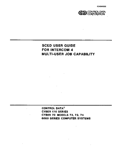 60494800A_SCED_User_Guide_For_Intercom_4_Multi-Job_Capability_Nov75
