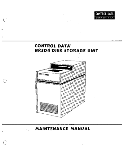 83313100C_BR3D4_Disk_Storage_Unit_Maintenance_Manual_Jul75