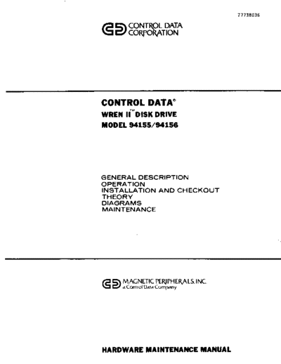 77738036A_94155_94156_Wren_II_Maintenance_Jan85