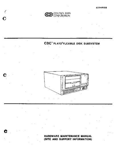 62949100K_PLATO_Flexible_Disk_Subsystem_Hardware_Maint_Manual_Aug83