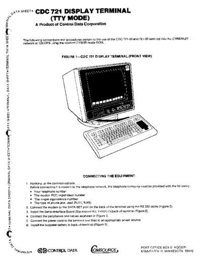 CDC_721_TTY_Mode_Terminal_Data_Sheet