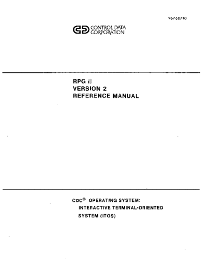 96768710C_ITOS_RPG_II_Version_2_Oct77