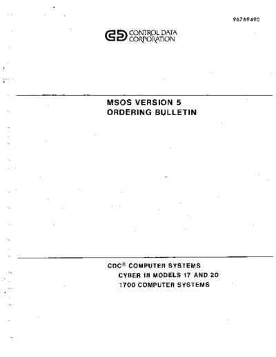 96769490B_MSOS_Version_5_Ordering_Bulletin_Dec79