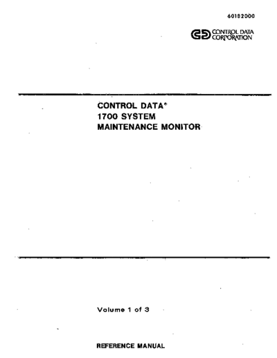 60182000P_1700_System_Maintenance_Monitor_Volume_1_Feb77
