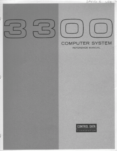 60157000K_3300_Computer_System_RefMan_Mar70