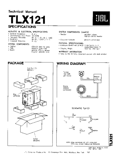 hfe_jbl_tlx121_technical_manual_en