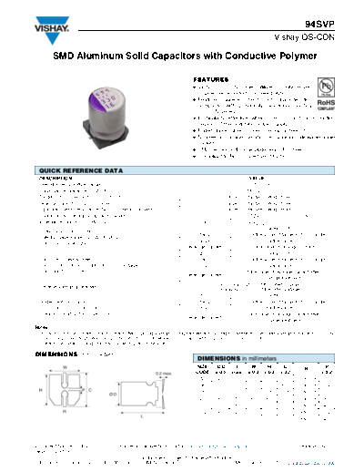 Vishay [polymer smd] 94 SVP