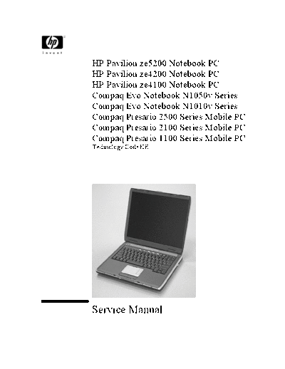 Compaq Presario 2100 Series Mobile PC
