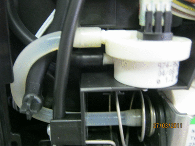 ecam23450 montage slangen debimeter