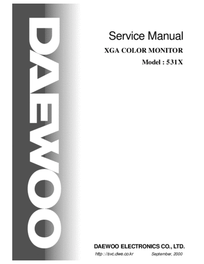 daewoo531XSERVICE_MANUAL