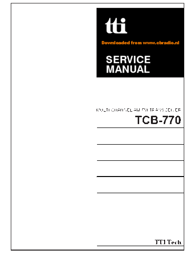 Service_Manual_TTI_TCB-770_ENG