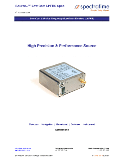 iSource_LPFRS Spec