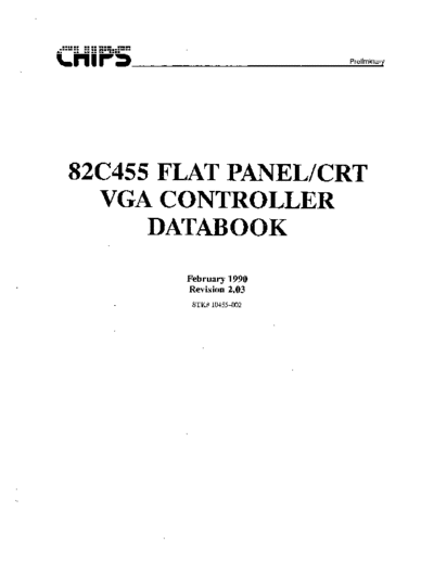 82C455_VGA_Controller_Feb90