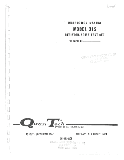 Quan-Tech_315_Resistor-Noise_Test_Set_Operator_Manual-QuanTech315
